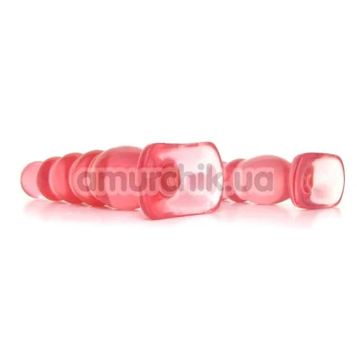 Набір анальних пробок Crystal Jellies Anal Delight Trainer Kit, рожевий