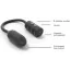 Віброяйце Dorcel Deep Explorer Multi Usage Stimulator, чорне - Фото №6