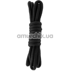 Мотузка Hidden Desire Bondage Rope 3, чорна - Фото №1
