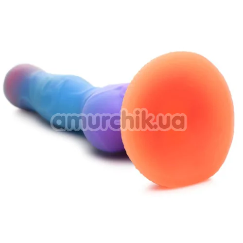 Фаллоимитатор Creature Cocks Space Cock Glows In The Dark, разноцветный