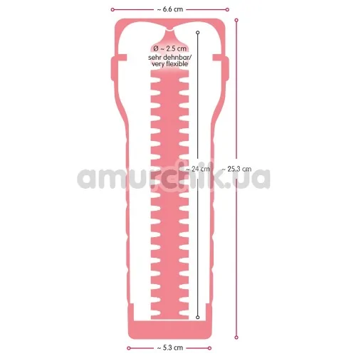 Мастурбатор Nature Skin Pussy Masturbator, телесный