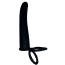 Анальна насадка з вібрацією Double Penetration Vibrator With Remote Controller, чорна - Фото №2