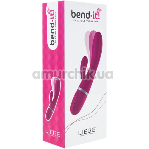 Вибратор Liebe Pleasure Toys Bend It Plus, розовый