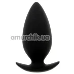 Анальная пробка Bootyful Silicone Unisex Medium, черная - Фото №1