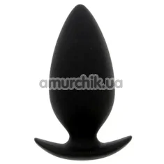 Анальная пробка Bootyful Silicone Unisex Medium, черная - Фото №1