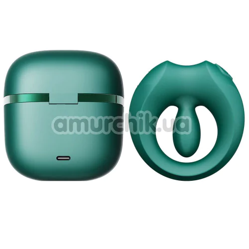 Виброкольцо для члена Zalo Apis, зеленое