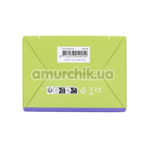 Вібратор для точки G з ротацією Loveline Ultra Soft Rotating G-Spot Vibrator, фіолетовий