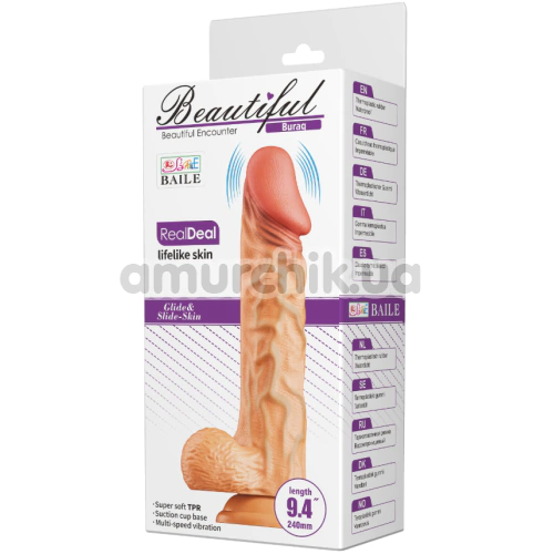 Вибратор Beautiful Encounter Buraq, телесный