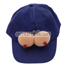 Кепка з грудьми Kinky Pleasure, синя - Фото №1