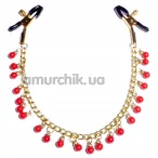 Зажимы для сосков Boss Series Fetish Exclusive Nipple Clamps No.15, красные - Фото №1