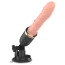Вібратор з поштовхами і підігрівом Thrusting Dildo Sex Machine Vibrator Heating Function, тілесний - Фото №1