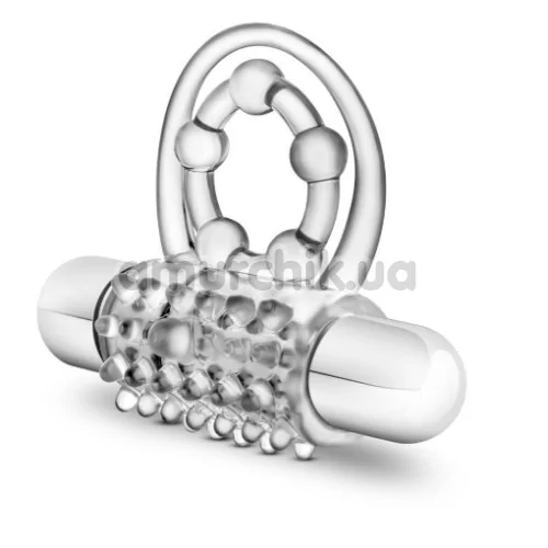 Виброкольцо Stay Hard Vibrating Super Clitifier, прозрачное