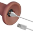 Вібратор Lovetoy Dual Density Power Cock 8, коричневий - Фото №12