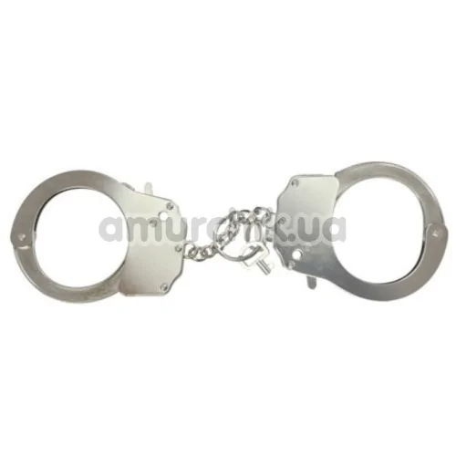 Наручники Adrien Lastic Menottes Metal Handcuffs, срібні