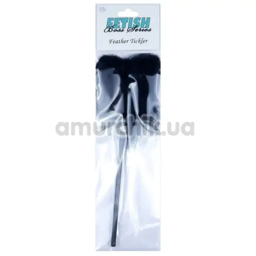 Перышко для ласк Boss Series Fetish Feather Tickler, черное