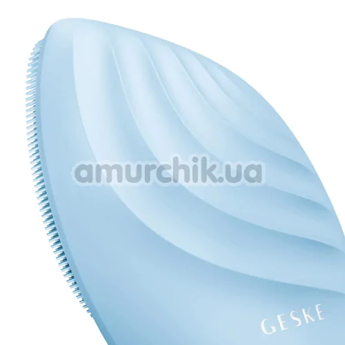 Ультразвуковая щетка для лица Geske Sonic Facial Brush 5 in 1, голубая