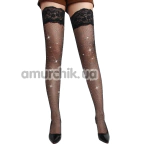 Чулки Star Night Fishnet Diamonds Long Stockings, черные - Фото №1