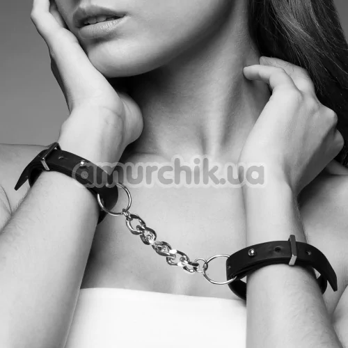 Наручники Bijoux Indiscrets Maze Thin Handcuffs, чорні