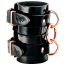Фіксатори для рук Kinky Diva High Gloss Bondage Wrist Cuffs, чорні - Фото №4