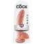 Фаллоимитатор King Cock With Balls, 23 см телесный - Фото №11