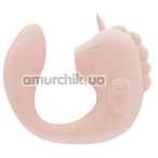 Вібратор з пульсацією Unihorn C-Horse Coral Throb, рожевий - Фото №1