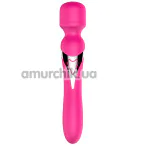Універсальний вібромасажер Foxshow Silicone Dual Massager, рожевий - Фото №1