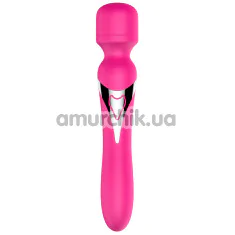 Універсальний вібромасажер Foxshow Silicone Dual Massager, рожевий - Фото №1