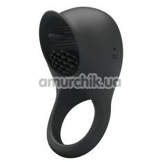 Виброкольцо Pretty Love Ring Shacking II, черное - Фото №1