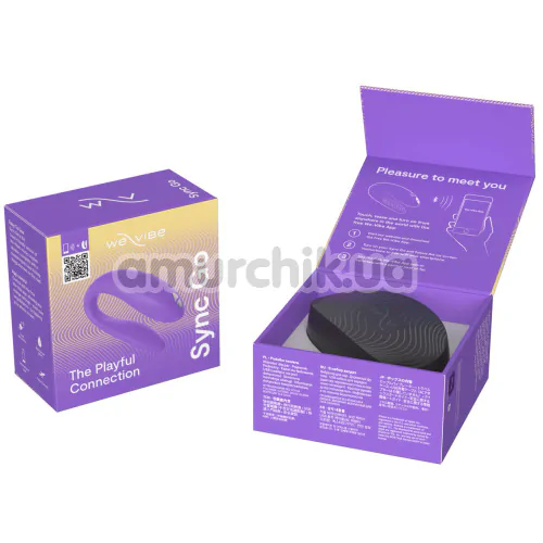 Вібратор We-Vibe Sync Go (ві вайб сінк гоу фіолетовий)