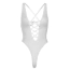 Боди Leg Avenue Floral Lace Thong Teddy, белое - Фото №4