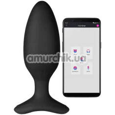 Анальная пробка с вибрацией Lovense Hush 2 M, черная - Фото №1