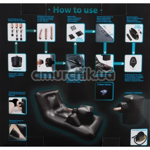 Секс-машина Dark Magic Thrusting Bed
