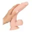 Фаллоимитатор Nature Skin Medium Bendable Dildo, телесный - Фото №5