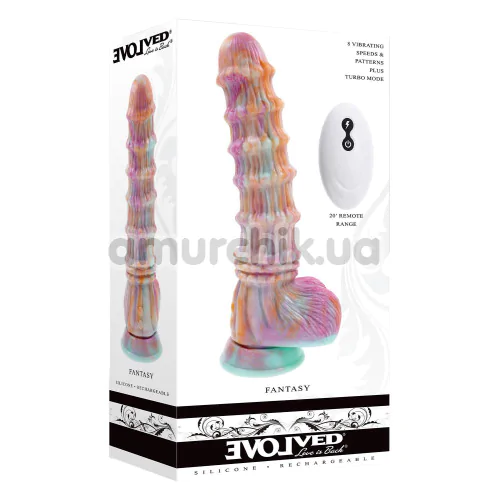 Вібратор Evolved Fantasy, мультикольоровий