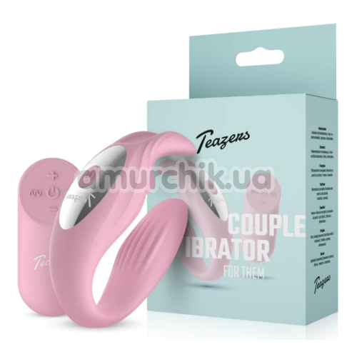 Вібратор Teazers Couple Vibrator, рожевий