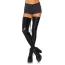 Чулки Leg Avenue Maisie Wet Look Thigh Highs, черные - Фото №3