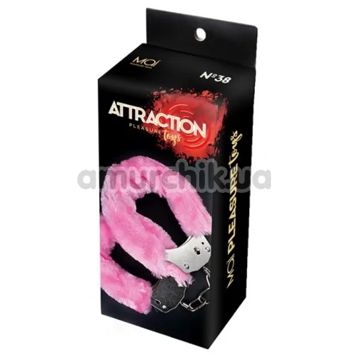 Наручники MAI No.38 Metal Furry HandCuffs, рожеві