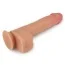 Вибратор с ротацией и подогревом Dual-Layered Silicone Nature Cock Anthony 8.5, телесный - Фото №2