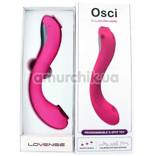 Вибратор-пульсатор для точки G Lovense Osci, розовый
