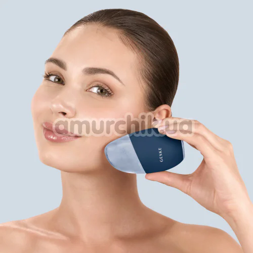 Массажер для глаз и лица Geske Cool & Warm Eye and Face Massager 7 in 1, синий