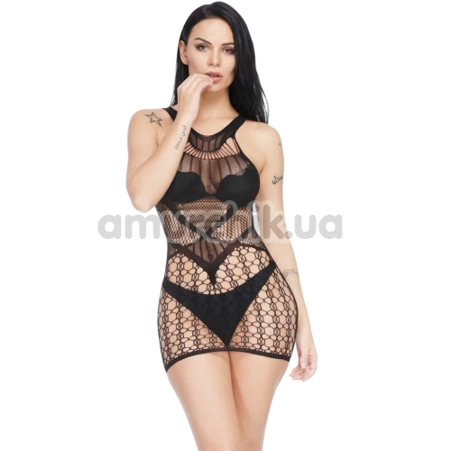 Платье Star Night Diff Net Mini Dress, черное