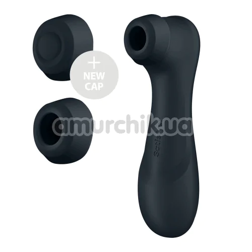 Симулятор орального секса для женщин Satisfyer Pro 2 Generation 3 Connect App, черный