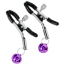 Затискачі для сосків Boss Series Fetish Exclusive Nipple Clamps No.17, фіолетові - Фото №1