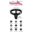 Страпон с вибрацией и толчками Your Strap-On Collection Set Harness RC Thrusting Vibrator, розовый - Фото №14