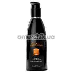 Оральний лубрикант Wicked Aqua Salted Caramel - солона карамель, 60 мл - Фото №1