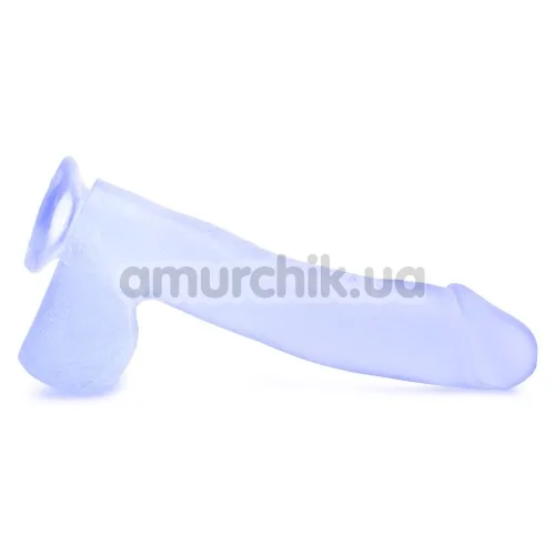 Фаллоимитатор Basix Rubber Works 10 Dong With Suction Cup, прозрачный