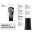 Мастурбатор с вибрацией Virgite Vibrating Vagina Stroker M2, телесный - Фото №3