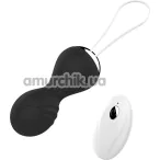 Вагінальні кульки з вібрацією Boss Series Rechargeable Kegel Balls 10 Function, чорні - Фото №1