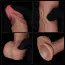 Фаллоимитатор Dual-Layered Silicone Nature Cock LV411042, коричневый - Фото №5
