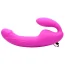 Безремневой страпон с вибрацией Strap U Royal Rider Vibrating Strapless Strap On Dildo, малиновый - Фото №1
